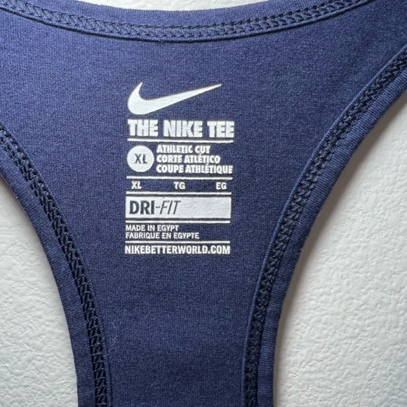 Nike Womens Team USA Racerback Dri-Fit Tank Top Navy Blue 2016 Olympics Shirt XL - Picture 2 of 12